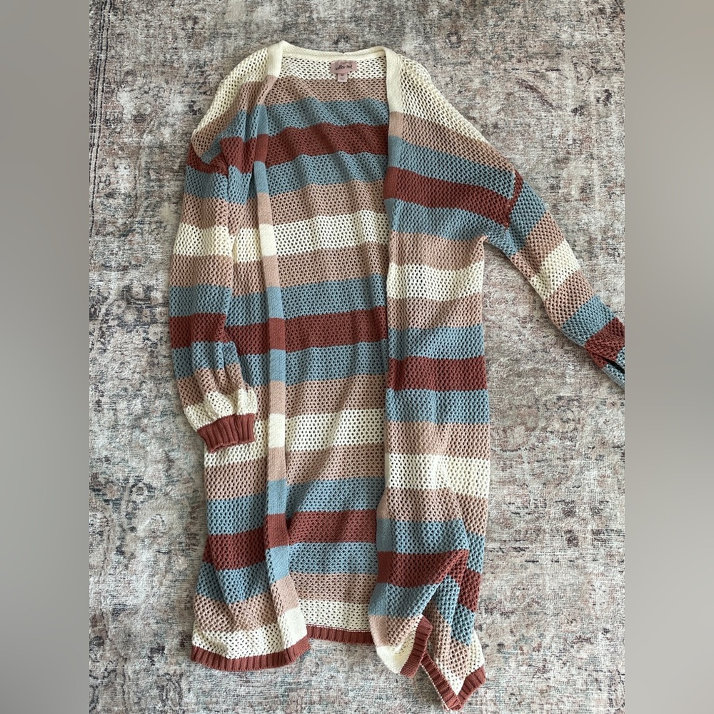 Crocheted Duster-Cardigan